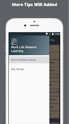 Work Life Balance Learning capture d'écran 3