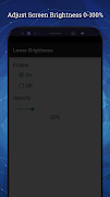 برنامه‌نما Lower Brightness Screen Filter عکس از صفحه