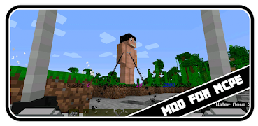 Attack Titans Minecraft Mod Plakat
