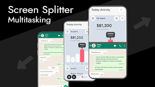 Screen Splitter Multitasking ポスター