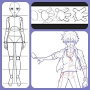 Anime Drawing Tutorial plakat
