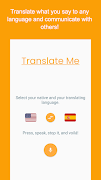 پوستر Translate Me! Talk with anyone