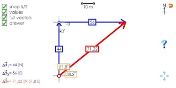 Vector Addition for High School Physics Ekran Görüntüsü 2