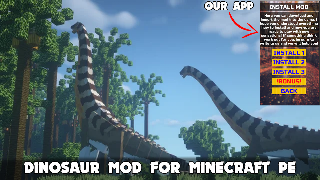 Dinosaur Minecraft Mod MCPE screenshot 7