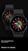 Chart Analog Watch face اسکرین شاٹ 5