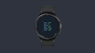 برنامه‌نما JSON - Watch Face عکس از صفحه
