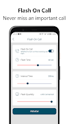 برنامه‌نما Flash Alerts on Call - SMS來電閃光 عکس از صفحه