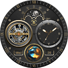 BFF11-Gold Analog Earth & Gear أيقونة