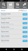 Androbench (Storage Benchmark) スクリーンショット 2