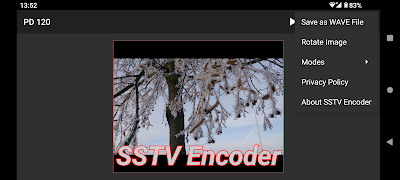 SSTV Encoder 스크린샷 1