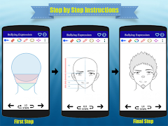 Cara Menggambar Wajah Anime screenshot 3