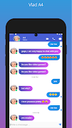 Vlad A4 Bumaga Call Chat Game تصوير الشاشة 1