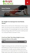 Height Increase Exercises скриншот 1