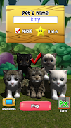 Talking Kittens virtual cat ảnh chụp màn hình 1