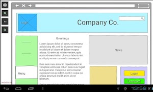 برنامه‌نما Mockups for Android عکس از صفحه