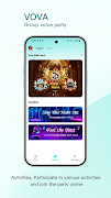 VOVA group voice party ảnh chụp màn hình 1