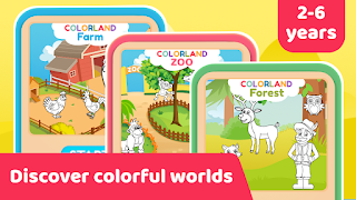 Animals Coloring and Learn اسکرین شاٹ 1