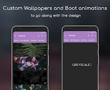 برنامه‌نما Greyscale - Substratum Theme عکس از صفحه