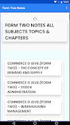 Form 2 notes, All subjects โปสเตอร์