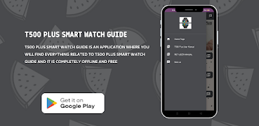 T500 Plus Smart Watch Guide poster