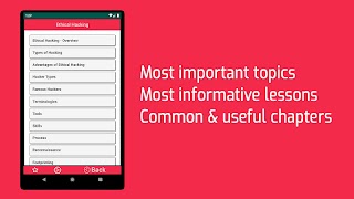 Ethical Hacking Books Free App captura de pantalla 7