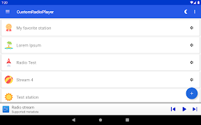 CustomRadioPlayer - Basic URL- スクリーンショット 5