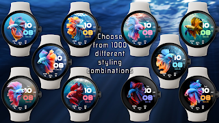 Betta Fighting Fish Watch Face poster