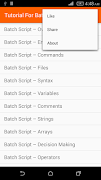 Tutorial For Batch Script স্ক্রিনশট 3