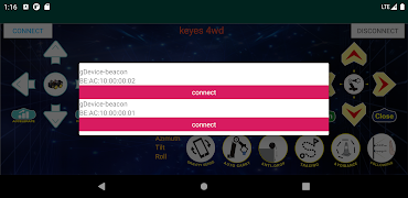 برنامه‌نما keyes 4wd عکس از صفحه
