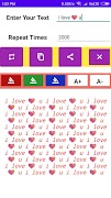 Text Repeater: Repeat Text 10K capture d'écran 6