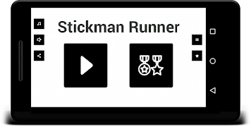 Stickman Runner Affiche
