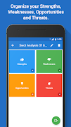 Business Model Canvas & SWOT screenshot 2