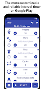 Tabata Timer: Interval Timer पोस्टर