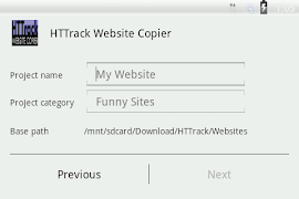 HTTrack Website Copier স্ক্রিনশট 1