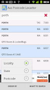 Australia Postcode Locator اسکرین شاٹ 1