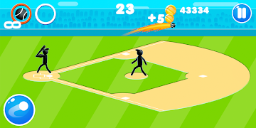 Stickman Baseball 스크린샷 2