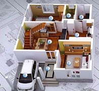3D house plan designs اسکرین شاٹ 1