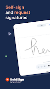برنامهنما BoldSign: Sign Docs & Request عکس از صفحه