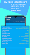 Sim Card Info تصوير الشاشة 2