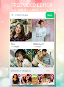 برنامه‌نما Free Video Editor عکس از صفحه