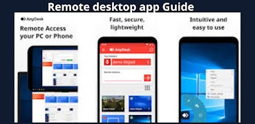 Remote desktop app Guide ポスター