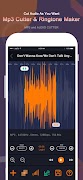 Audio Cutter y Ringtone Maker captura de pantalla 1