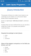 Learn Jquery Programming captura de pantalla 1