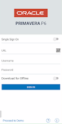 Oracle Primavera P6 Mobile penulis hantaran