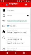 KeepShare for KeePass syot layar 1