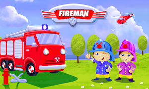 Fireman Game - رجل الإطفاء الملصق
