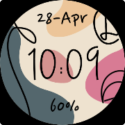 Simple Script Watch Face スクリーンショット 5