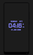 Digital Clock Wallpaper スクリーンショット 2