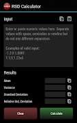 RSD Calculator poster