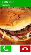 برنامه‌نما fake call burger game عکس از صفحه